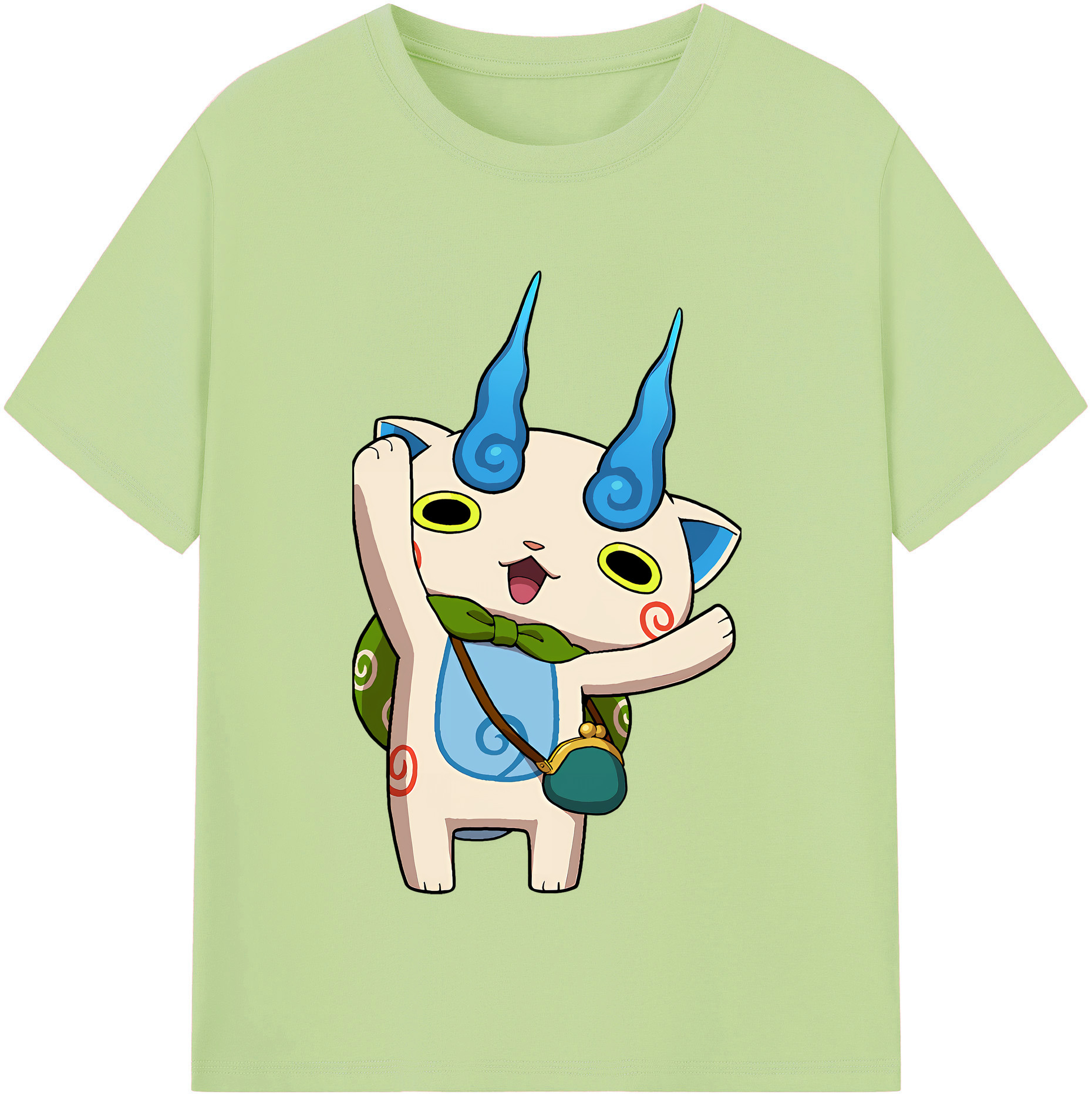 （画像用） 妖怪ウォッチ Yo-kai Watch 綿100％半袖Tシャツ（フロントプリント）